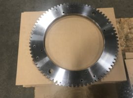 Gear hobbing